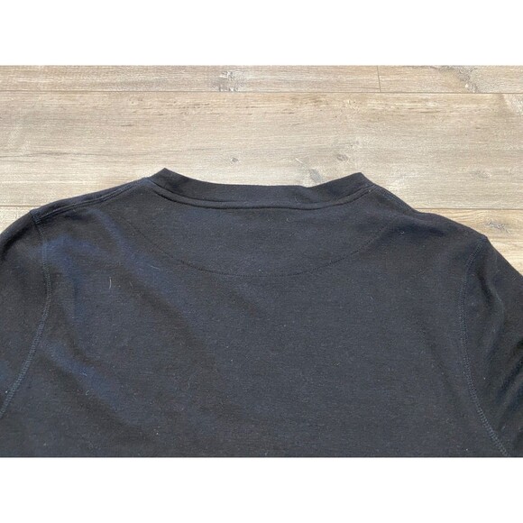 Omni Wool Base Layer Shirt Mens XL Black Wool Long Sleeve OMNIWOOL - Picture 7 of 7